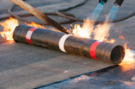 Cold Christmas flat roof sealing